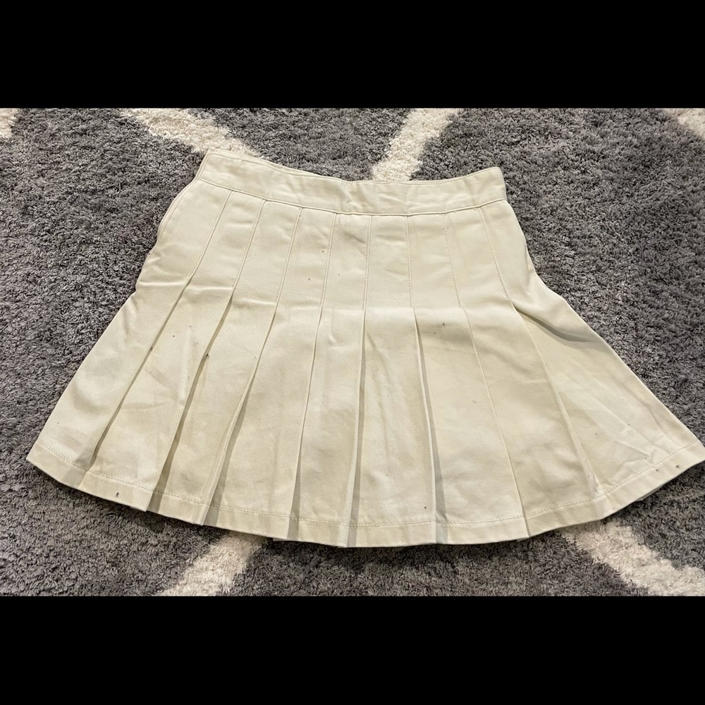 Brandy Melville Tan Tennis Skirt